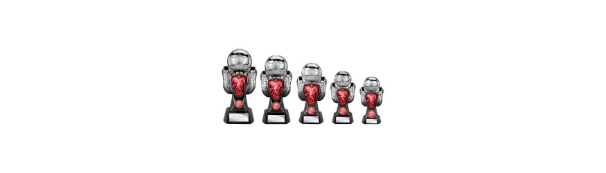 TOURNAMENT SHIRT COLOURED GUNMETAL & BLACK TROPHY - 5 SIZES - 17CM TO 28CM TOURNAMENT SHIRT COLOURED GUNMETAL & BLACK TROPHY - 5 SIZES - 17CM TO 28CM
